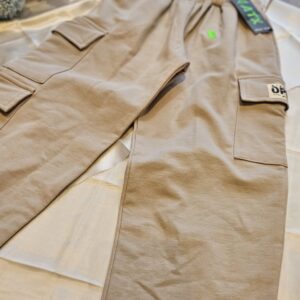 Spodnie dziewczęce cargo – szare