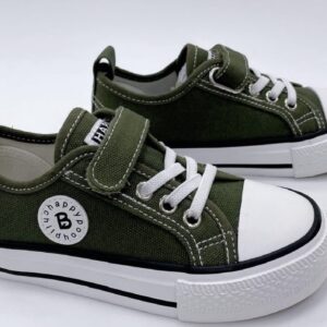 Oliwkowe trampki chłopięce – wygodne i stylowe