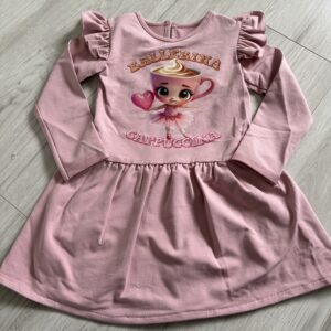 Sukienka Ballerina Cappuccina – pudrowy róż