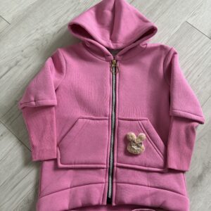 Bluza dziewczęca Kapibara z kapturem – ocieplana