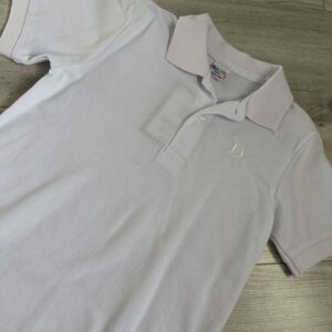 Biała koszulka Polo chłopięca