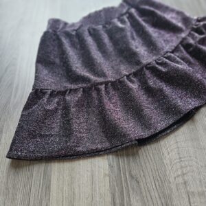 Fioletowa spódniczka dziewczęca z połyskiem