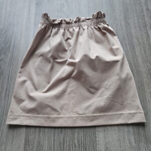 Beżowa spódniczka dziewczęca bawełniana