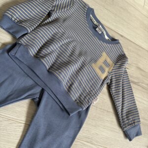 Dres niebieski w paski dla maluszka