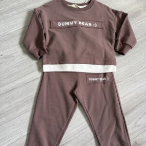 Dres dla maluszka w kolorze brązu