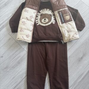 Komplet dla chłopca z kamizelką