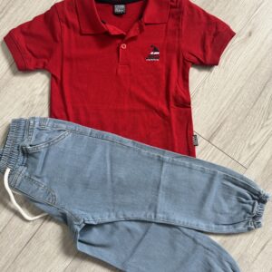 Komplet koszulka i jeansy dla chłopca