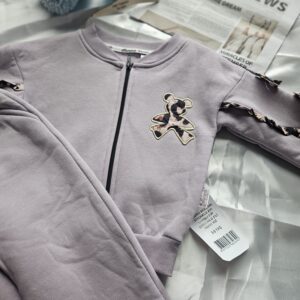 Ocieplany komplet dresowy dla dziewczynki