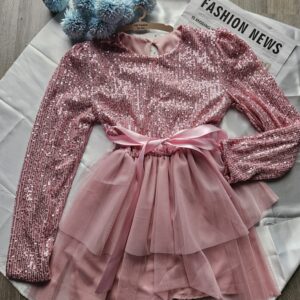 Różowa sukienka dla dziewczynki