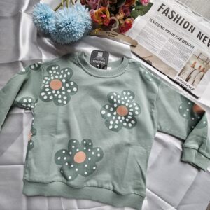 Zielona bluza dla dziewczynki