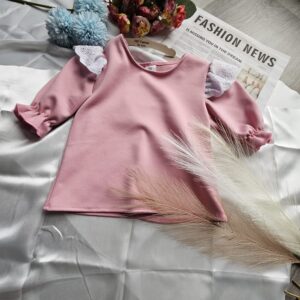 Bawełniana bluzka z falbankami