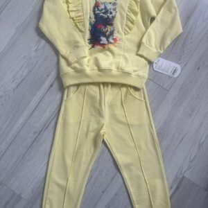Żółty komplet dresowy