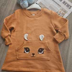 Pomarańczowa sukienka