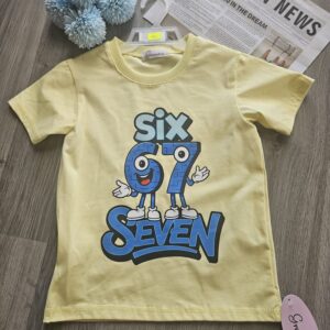 Żółta koszulka dla chłopca i dziewczynki 