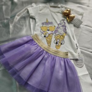 Uroczy komplet dla małej dziewczynki