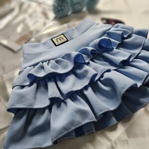 Niebieskie spódniczko-spodenki