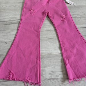 Spodnie jeans różowe