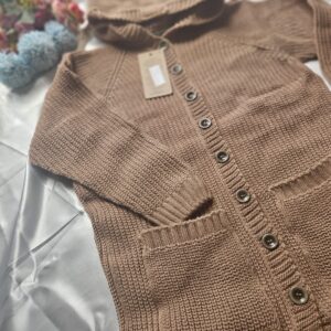 Brązowy kardigan