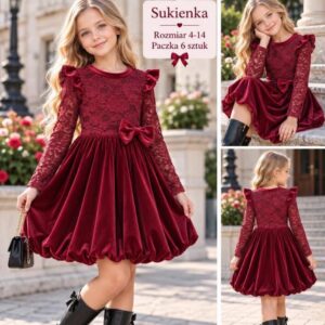 Sukienka welurowa